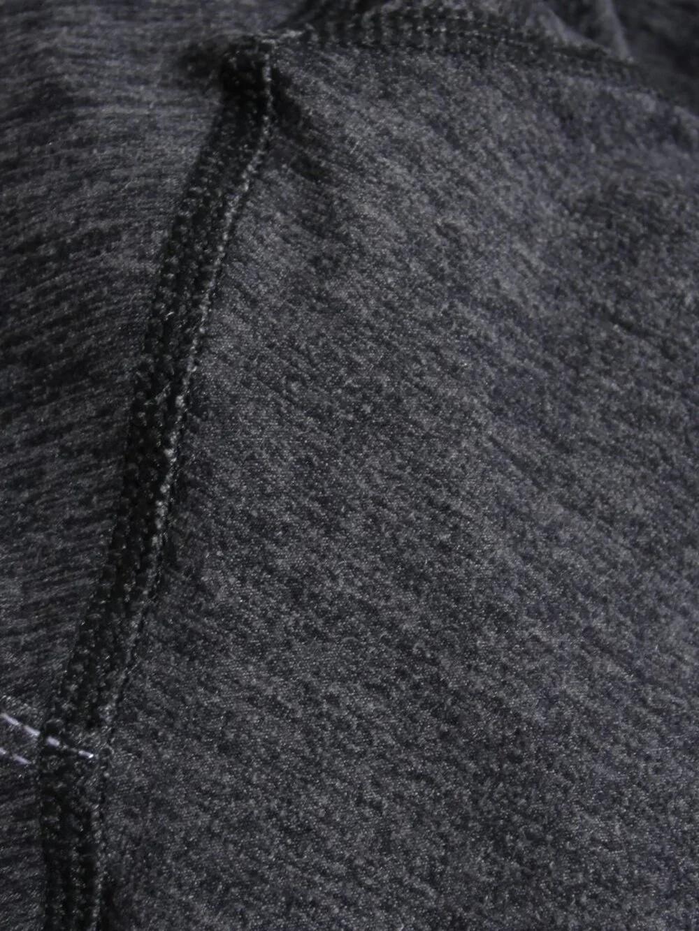 ALO Yoga High-Waist Alosoft Revel Legging Dark Grey Heather Ribbed Size Small